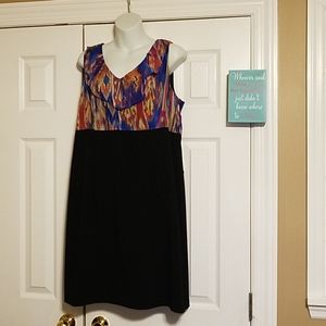 ALYX Dress Sleeveless New 14 Black & multicolored